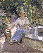 Theodore Robinson Watering Pots Germany oil painting artist